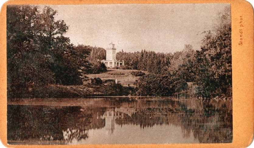 Park Maksimir, spomenik Svetog Juraja u perivoju Jurjevcu 1871. (Foto Ivan Standl)